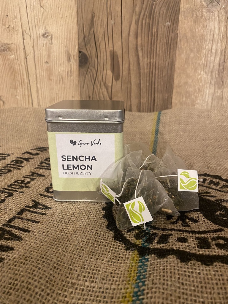 Sencha Lemon Thee (Met metalen opbergblik)